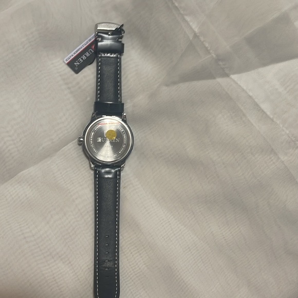 Men’s Black Leather Band Curren Watch - Picture 5 of 5